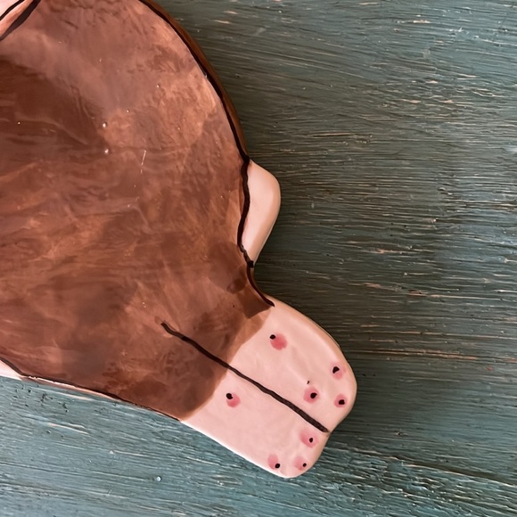 Folk Art rabbit tray signed by artist Lori Ellyn
Run Rabbit Run - Picture 3 of 7